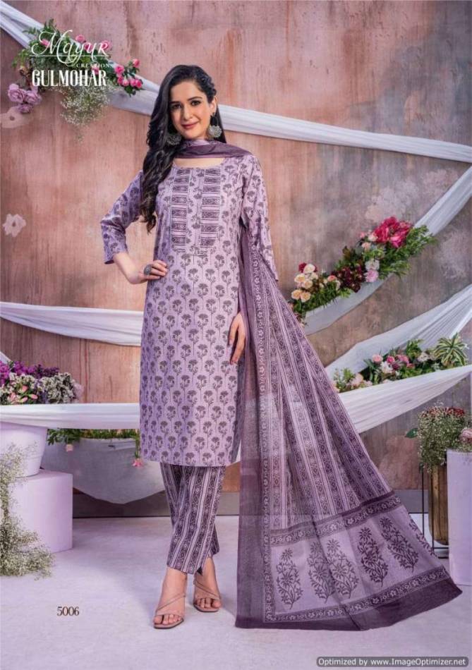Gulmohar Vol 5 By Mayur Printed Cotton Dress Material Wholesale Market In Surat
